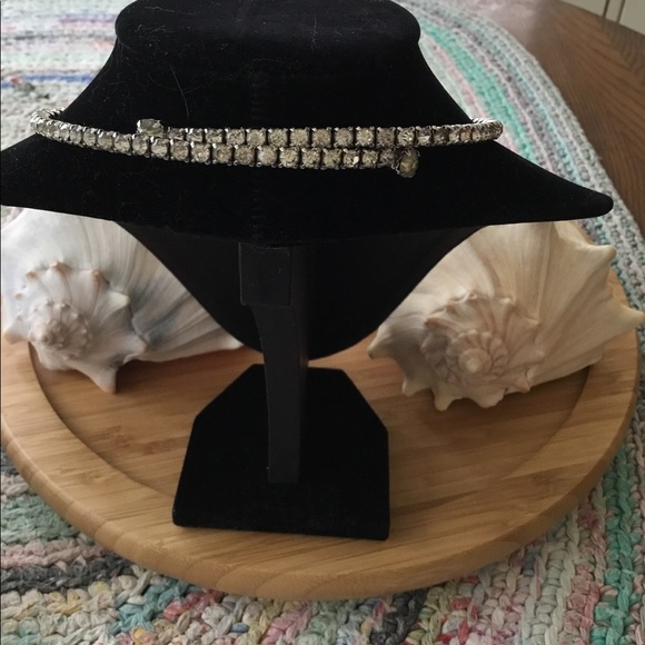 Vintage 1950’s Rhinestone Coil Choker. Fantastic - Picture 5 of 8